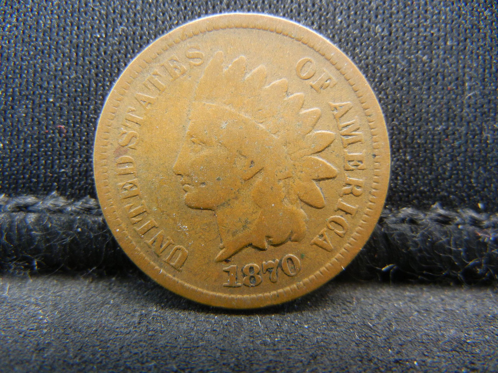 1870 Indian Cent Choice Good Nice Color (1 of 2)