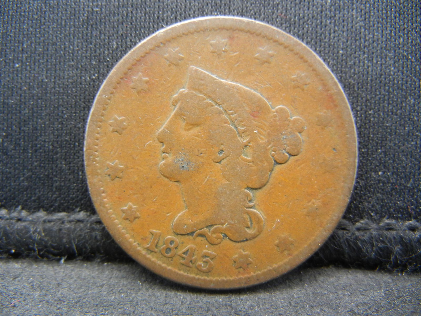 1843 Large Cent (1 of 2)