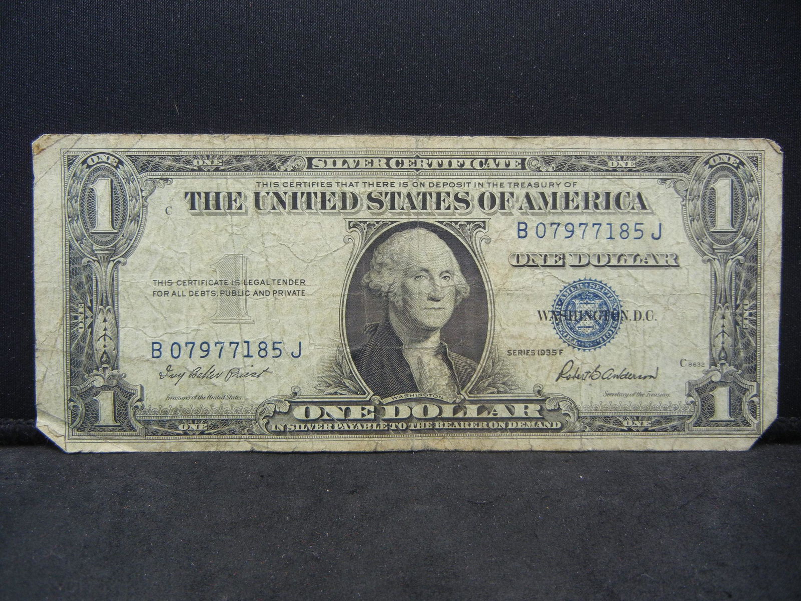1935 $1.00 Silver Certificate (1 of 3)