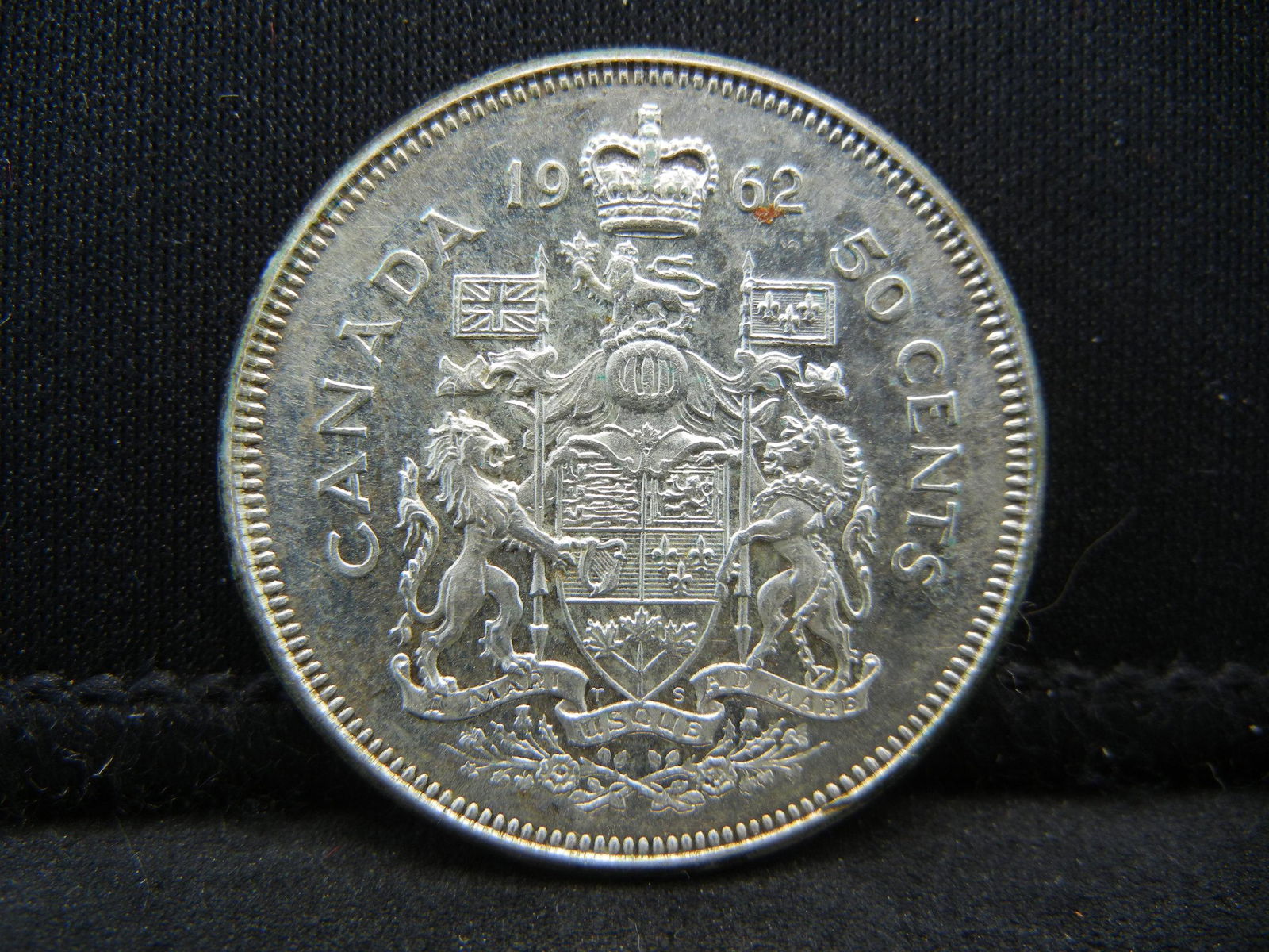 1962 Silver Canadian Half Dollar CH BU (1 of 2)