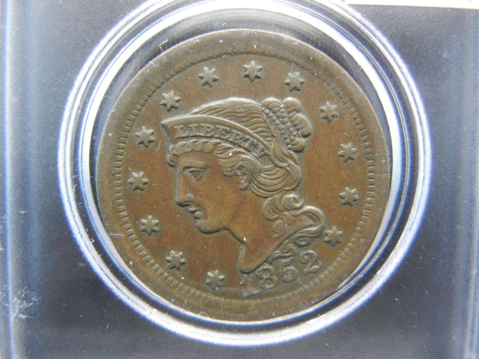 1852 Large Cent AU (1 of 4)