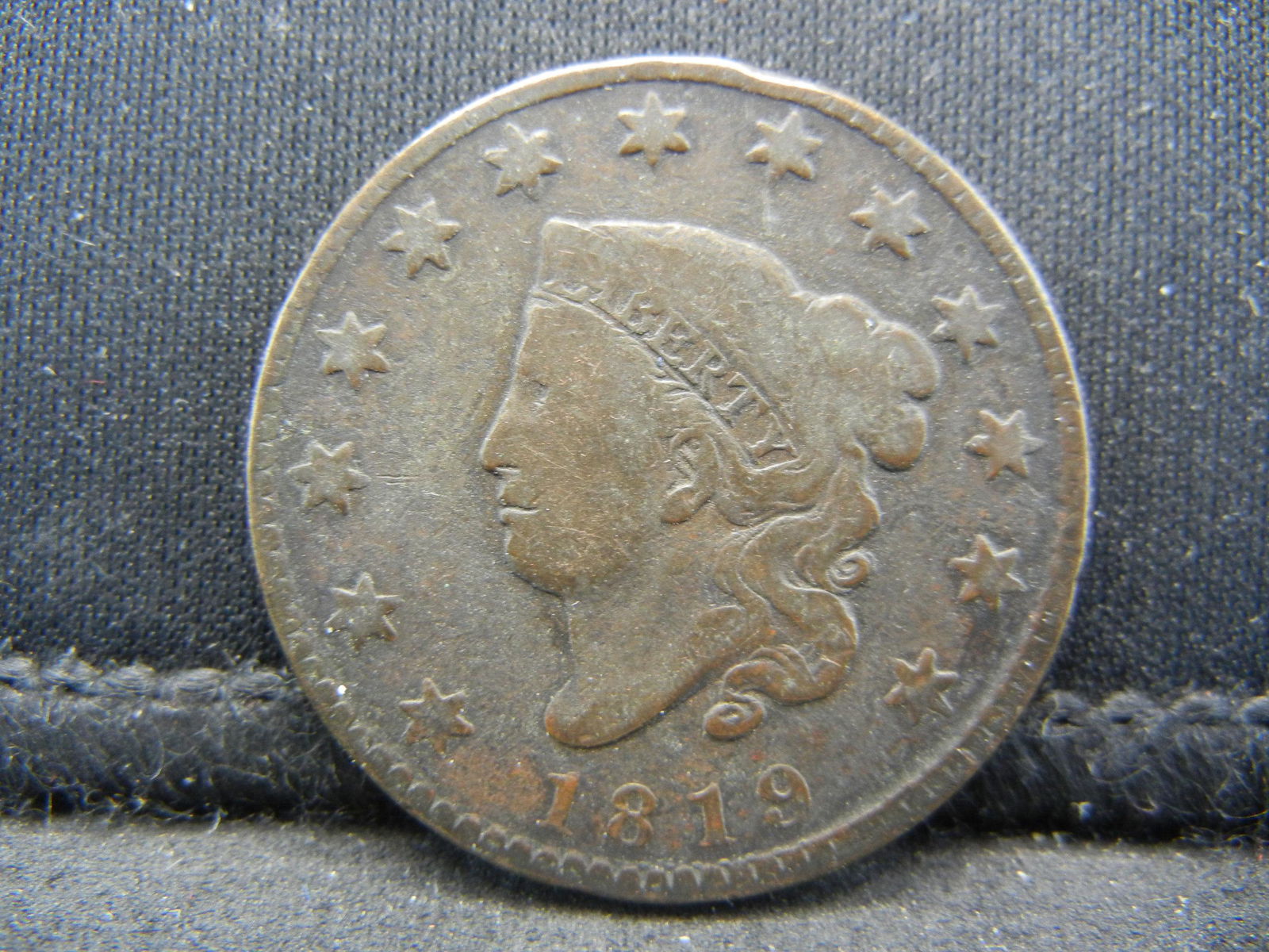 1819 Large Cent Fine (1 of 2)