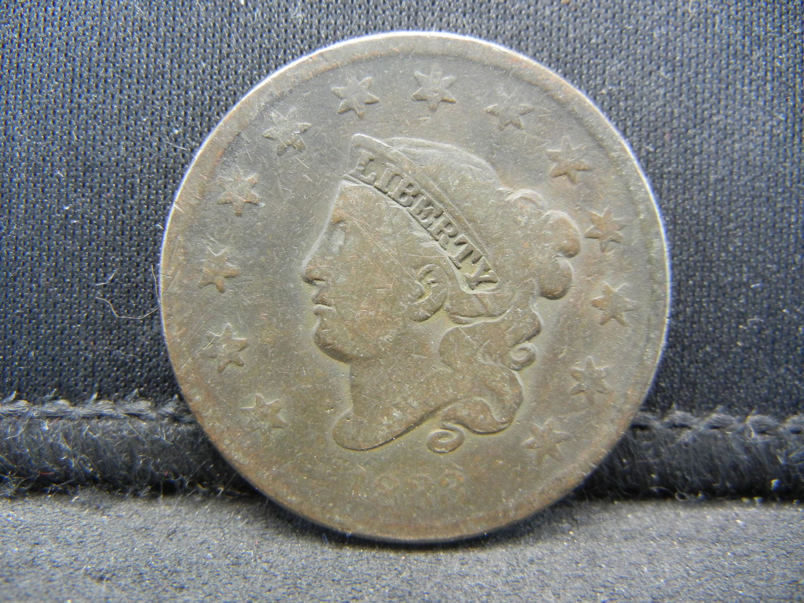 1833 Large Cent Fine (1 of 2)