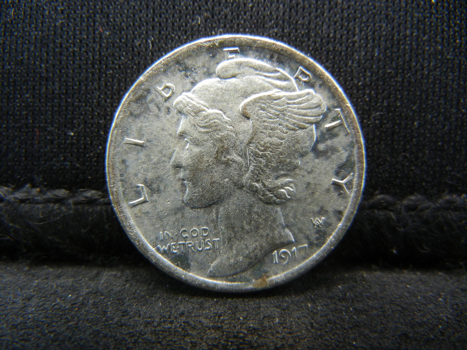 1917 S Mercury Dime AU (1 of 2)