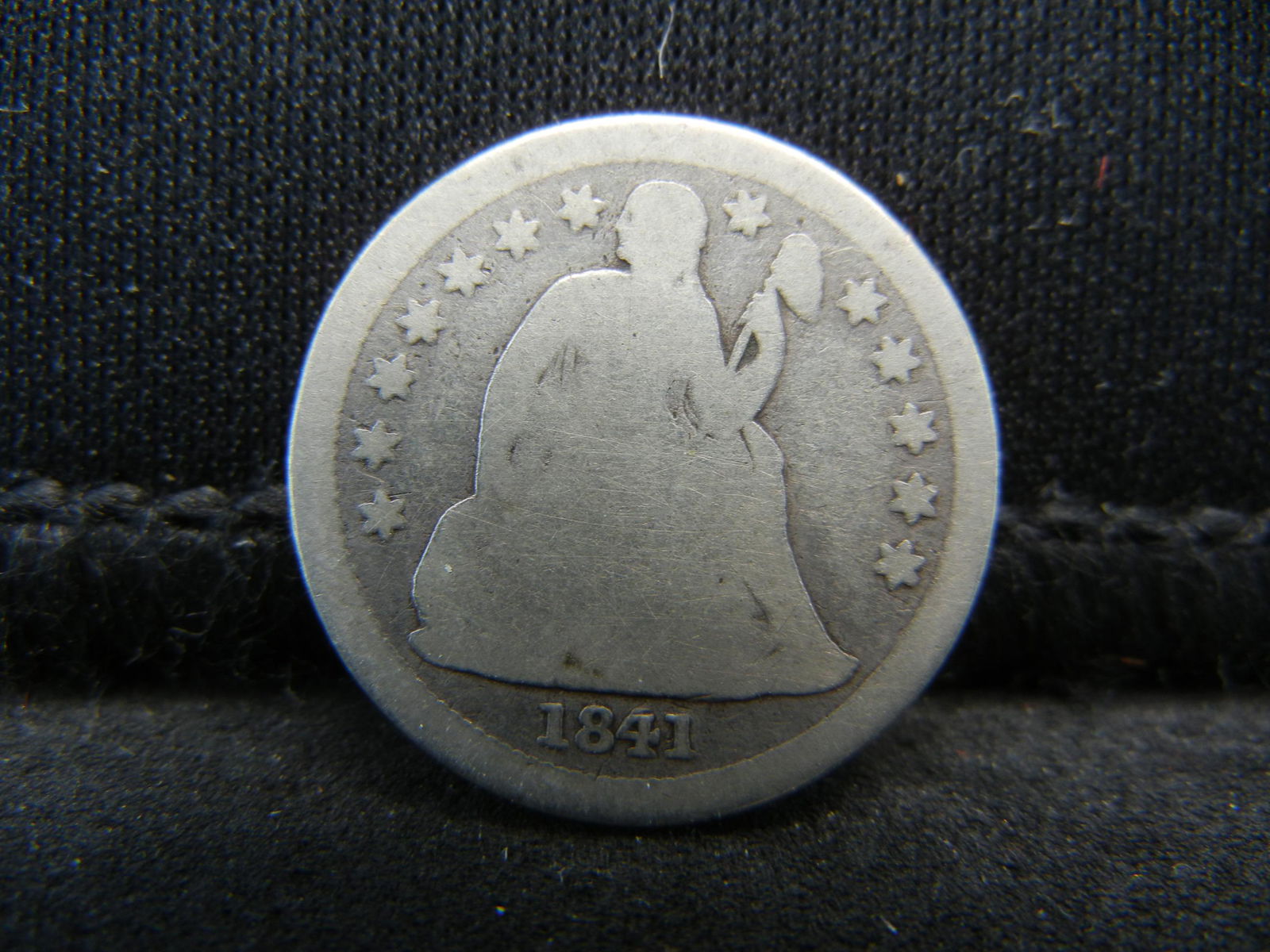 1841 Seated Dime G+ Better Date (1 of 2)