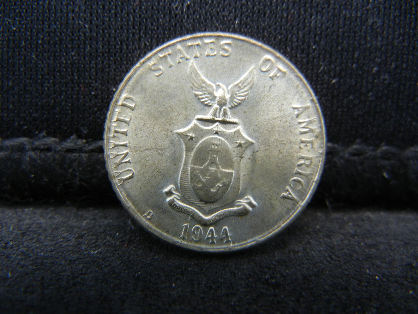 1944 Silver Ten Centavos CH BU Nice (1 of 2)