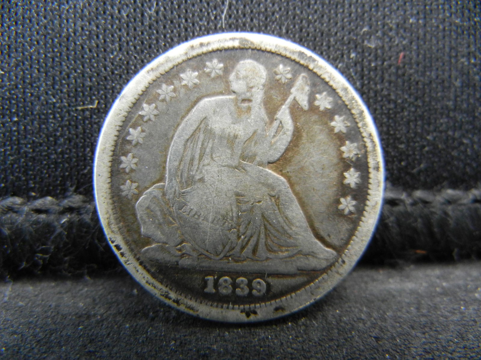 1839 Seated Dime Fine (1 of 2)