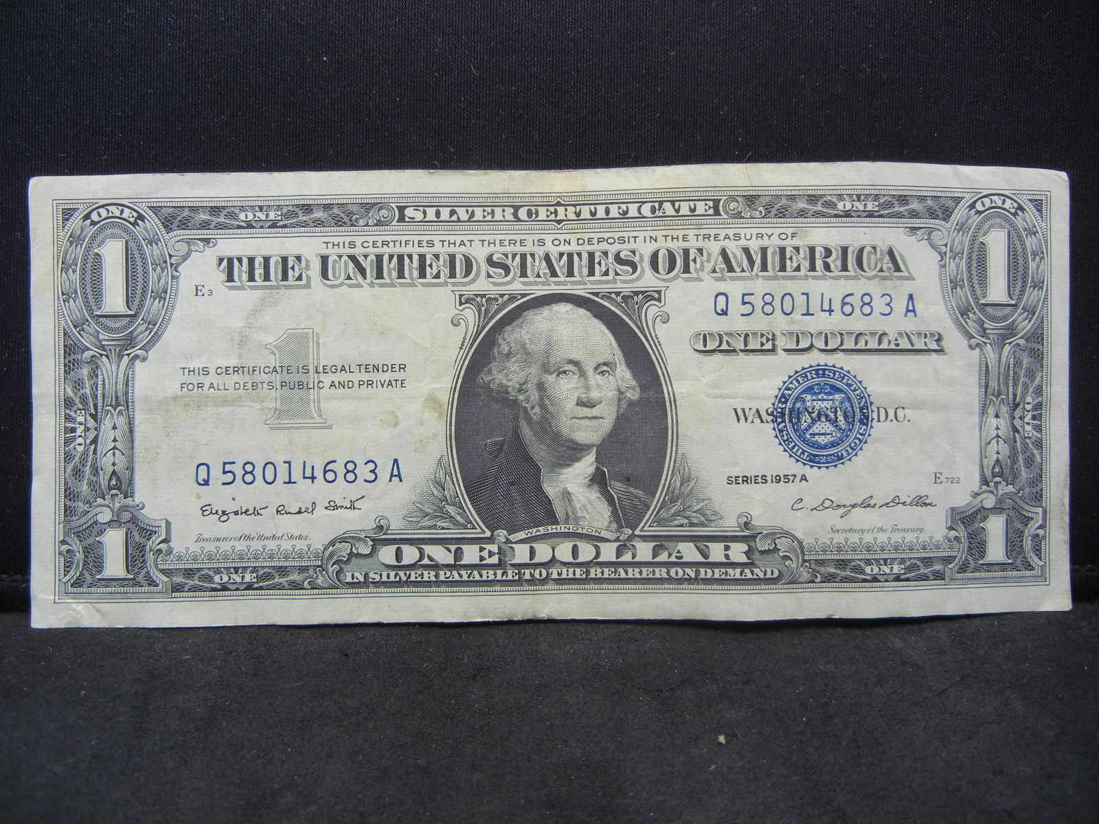 Series 1957 A United States $1.00 Silver Certificate (1 of 3)