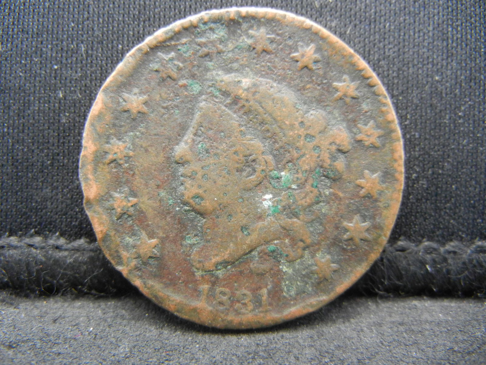 1831 Large Cent Coronet Head (1 of 2)