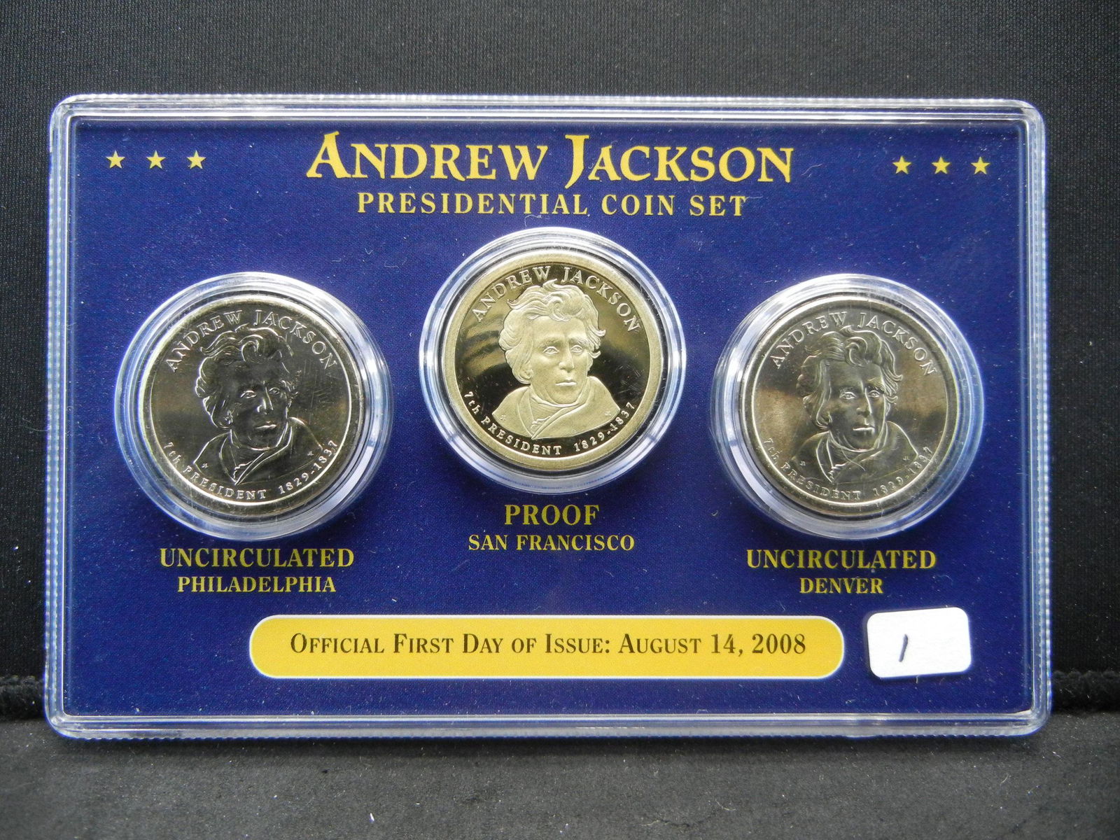 2008 Jackson Presidential Coin Set:  P and D (1 of 2)