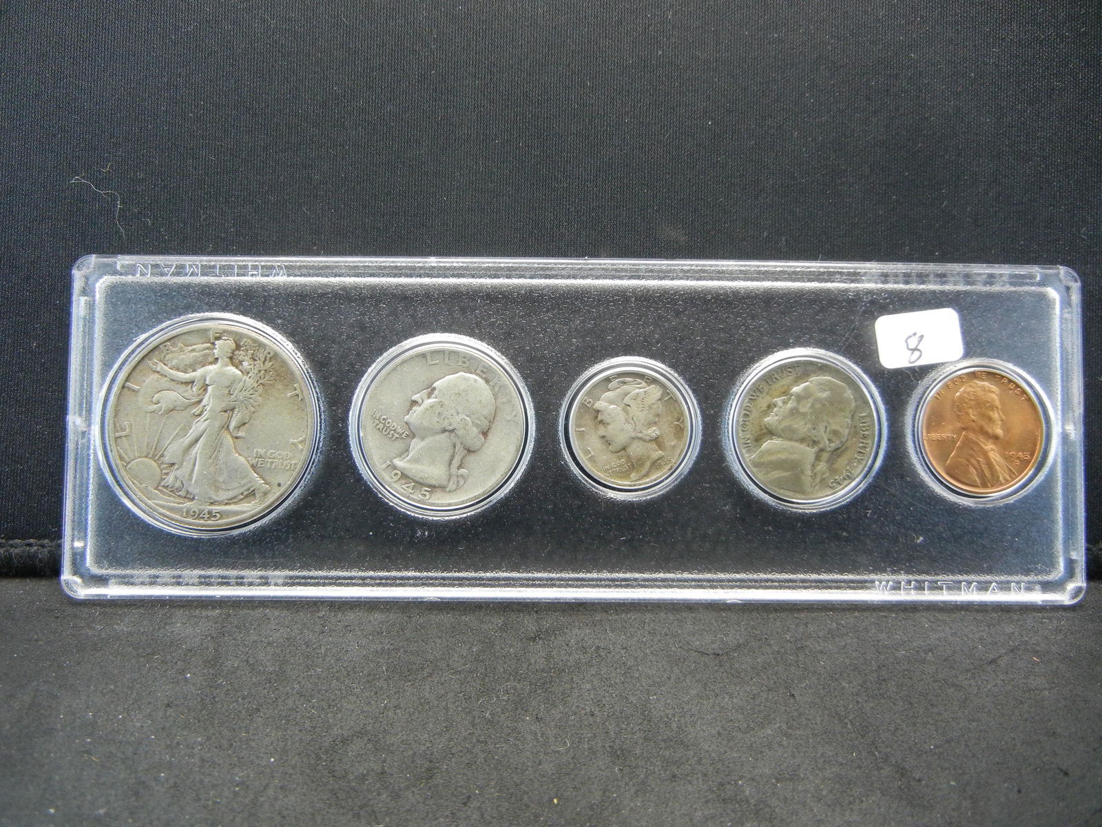 1945 Year Set.  Coins in nice shape.   (1 of 2)