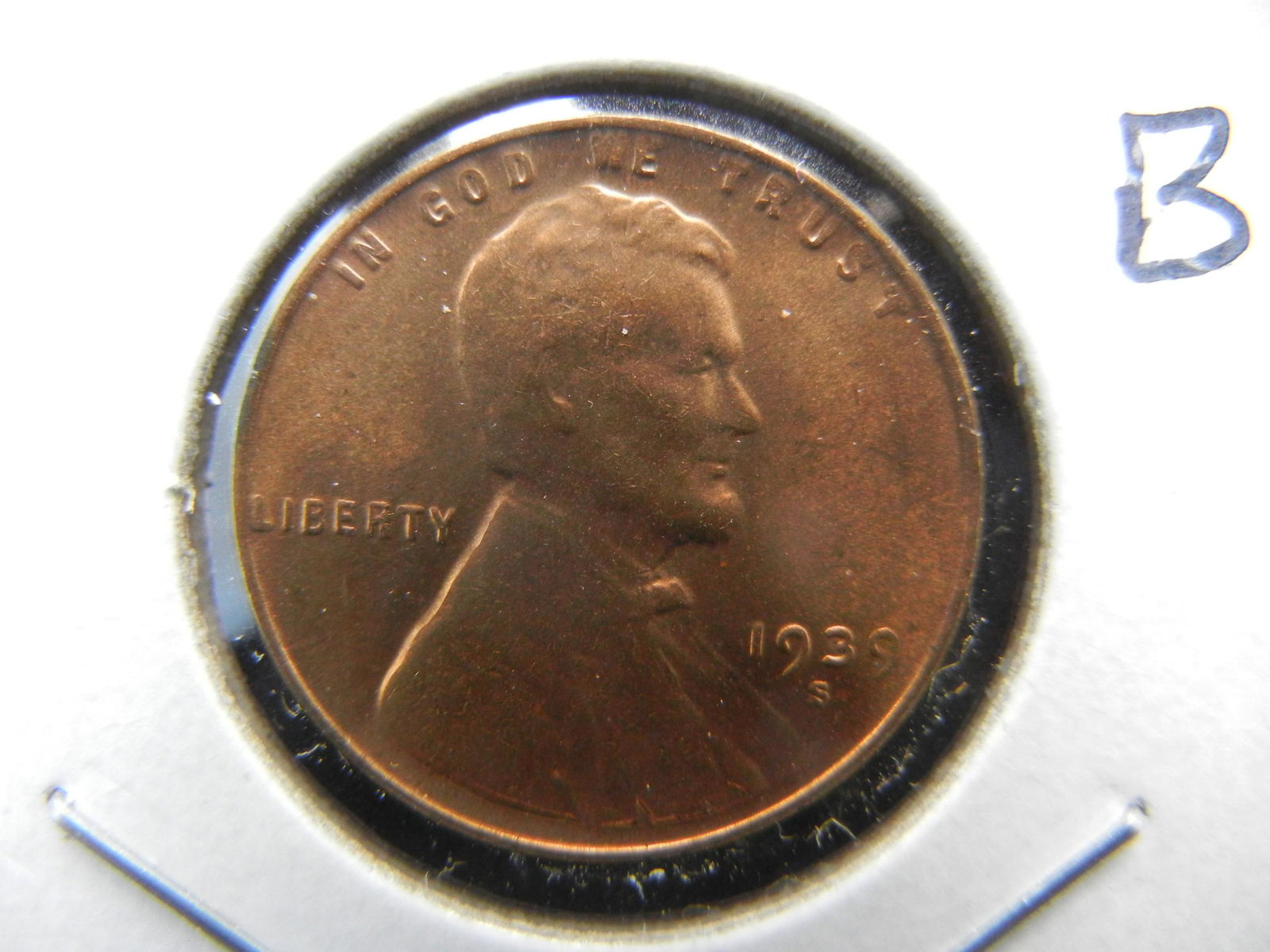 1939-S Lincoln Cent.  GEM Red Brilliant (1 of 3)