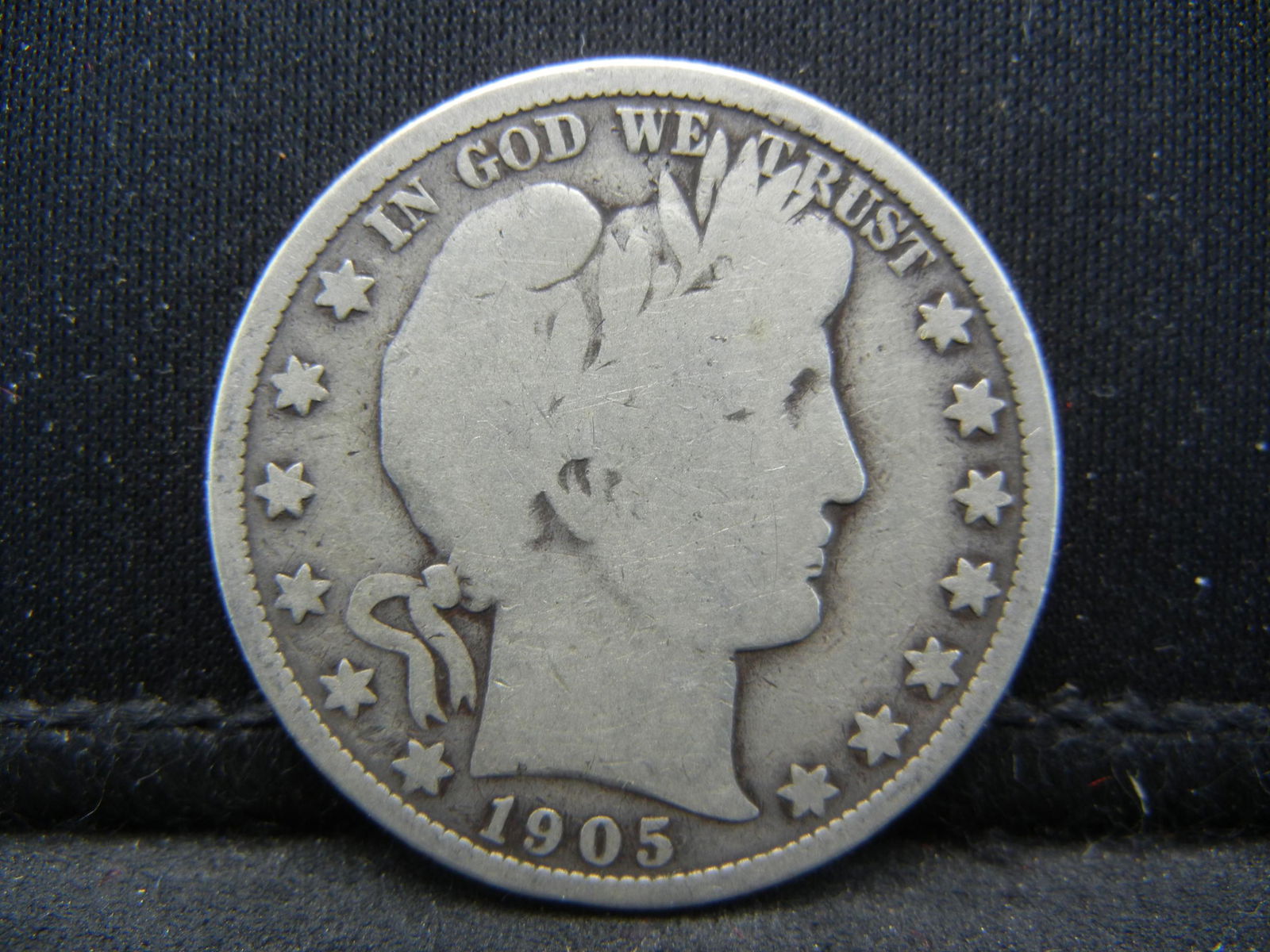 1905 Barber Half Dollar VG+ Condition. (1 of 2)