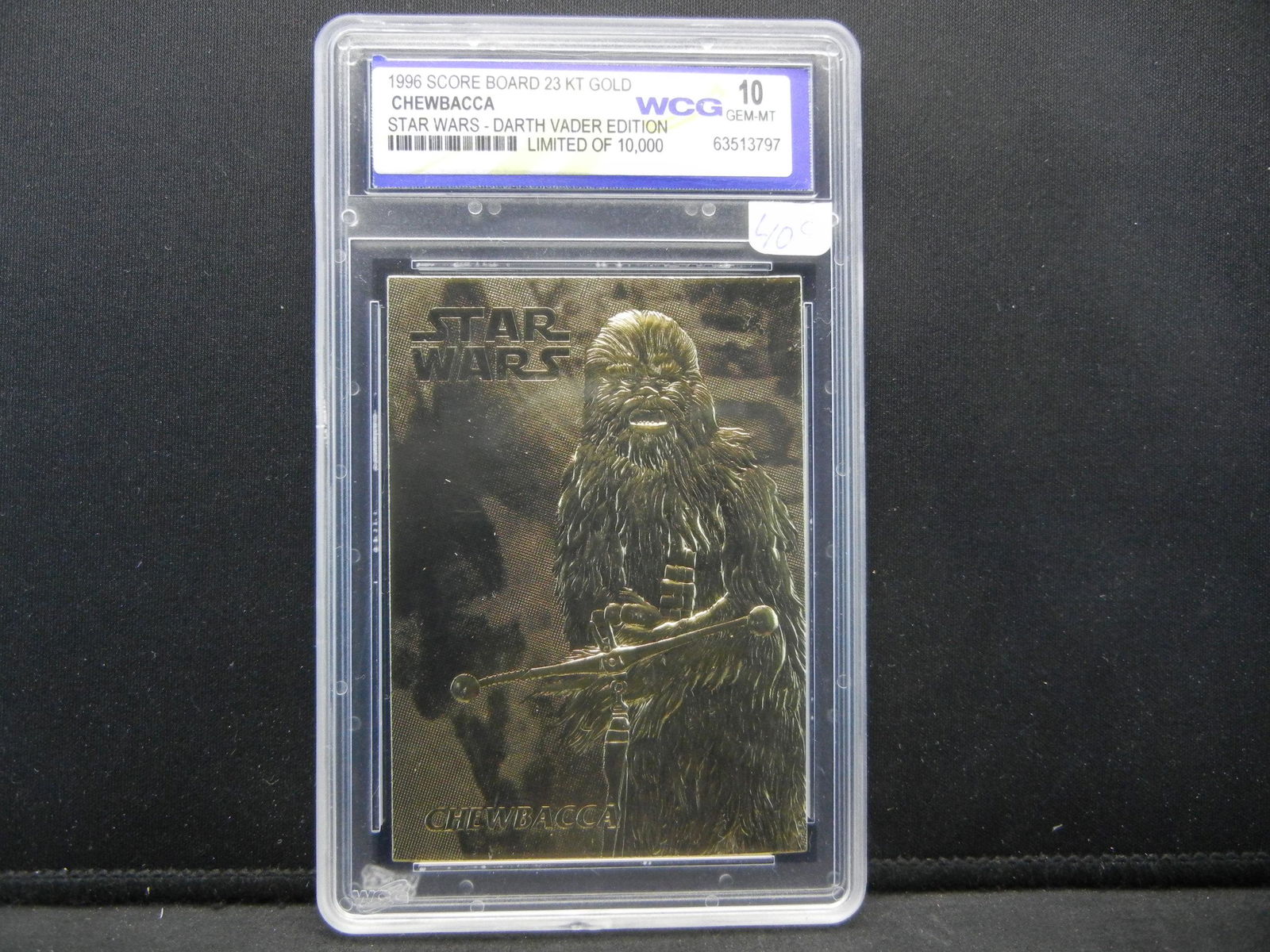 STAR WARS "CHEWBACCA/DARTH VADER EDITION", 23K GOLD, (1 of 4)