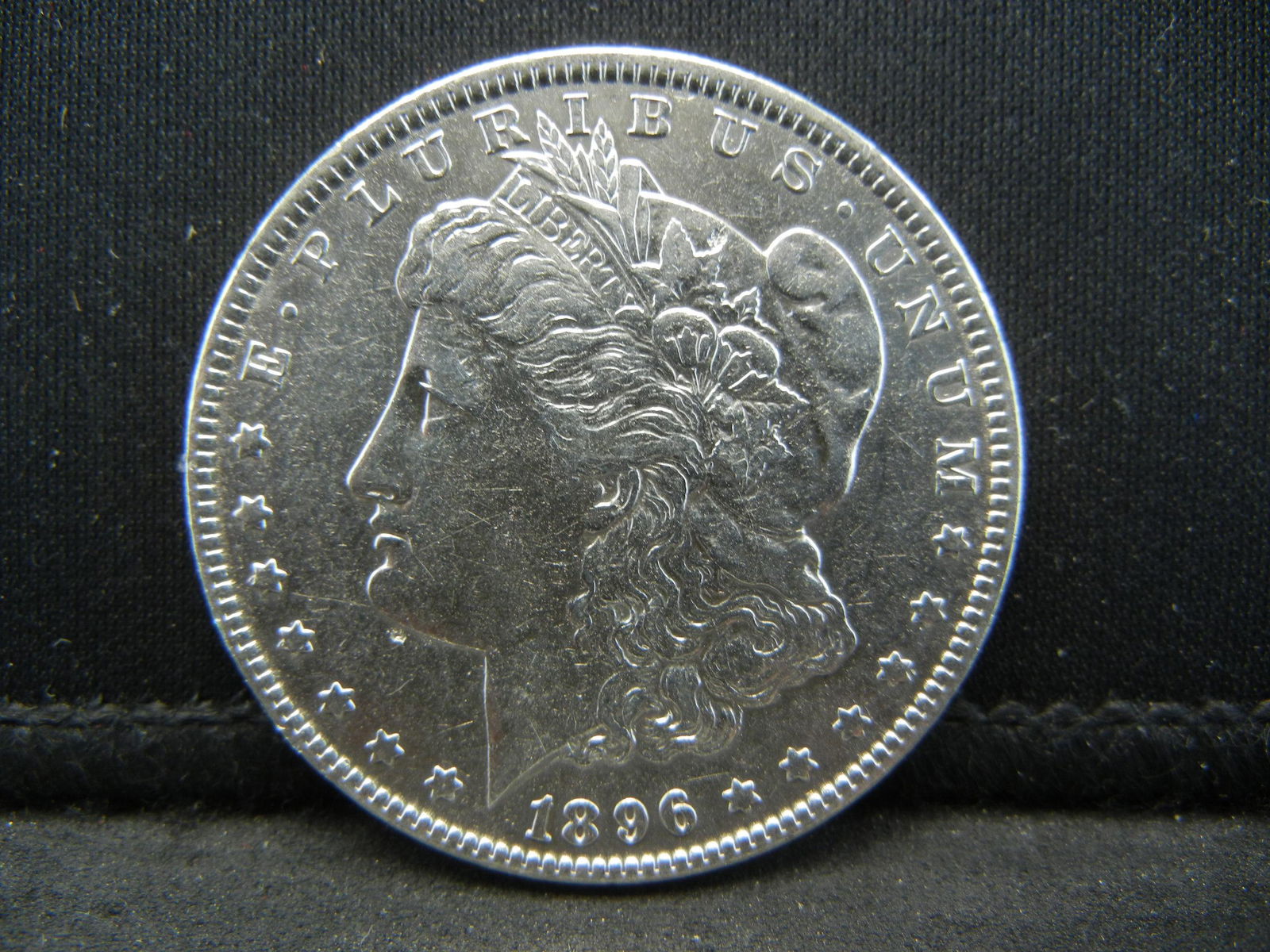1896 MORGAN SILVER (90%) DOLLAR, UNCIRCULATED/FULL (1 of 2)