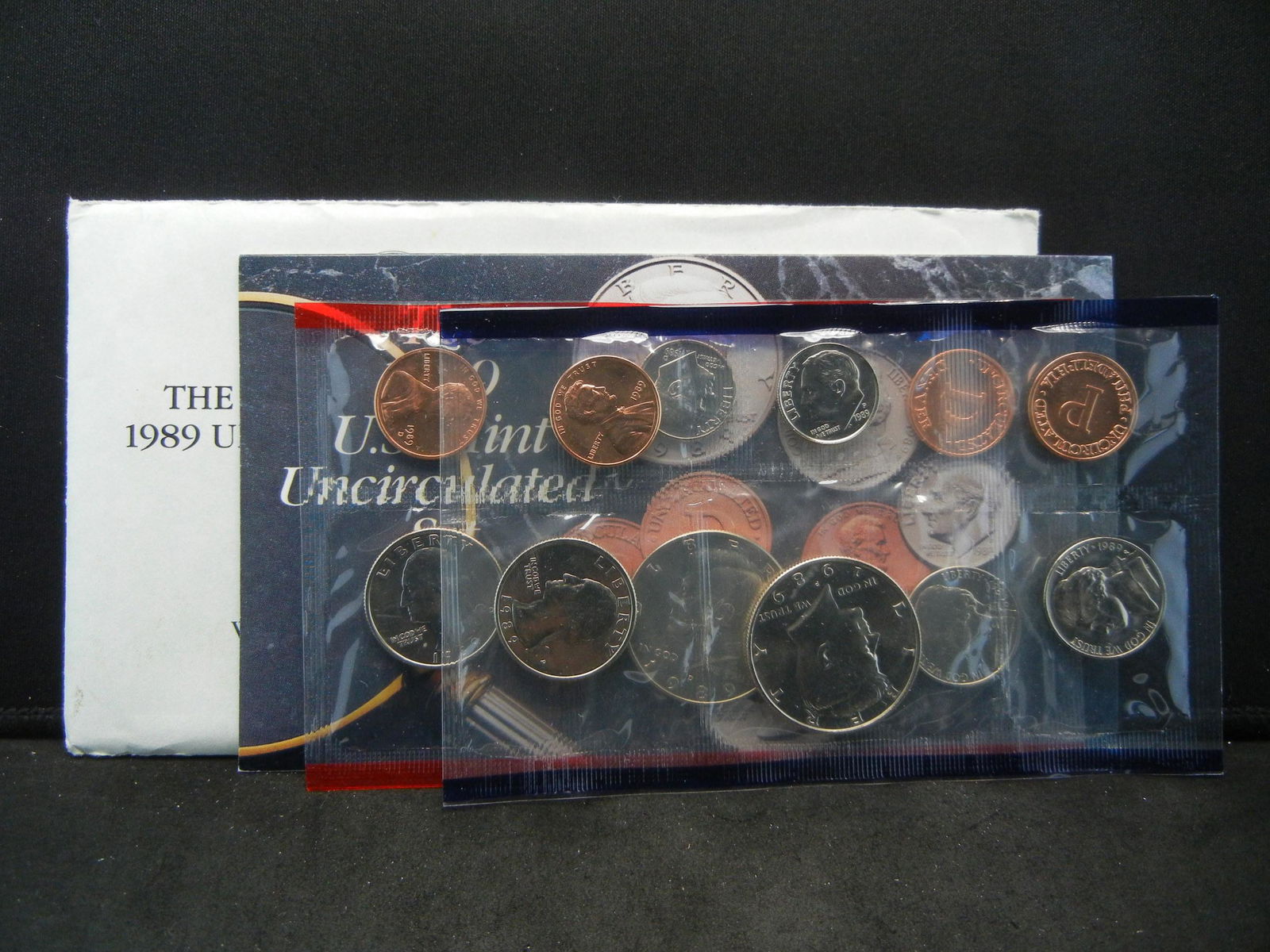 11989 US Unc. Mint set w/P&D mint marks (1 of 6)