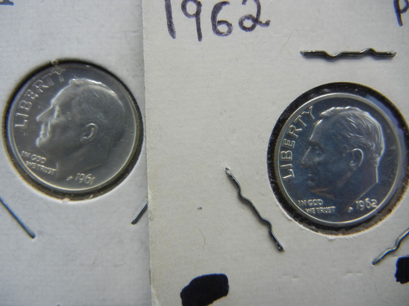 1961, 62  Roosevelt Dimes BU Proof 90% Silver (1 of 3)