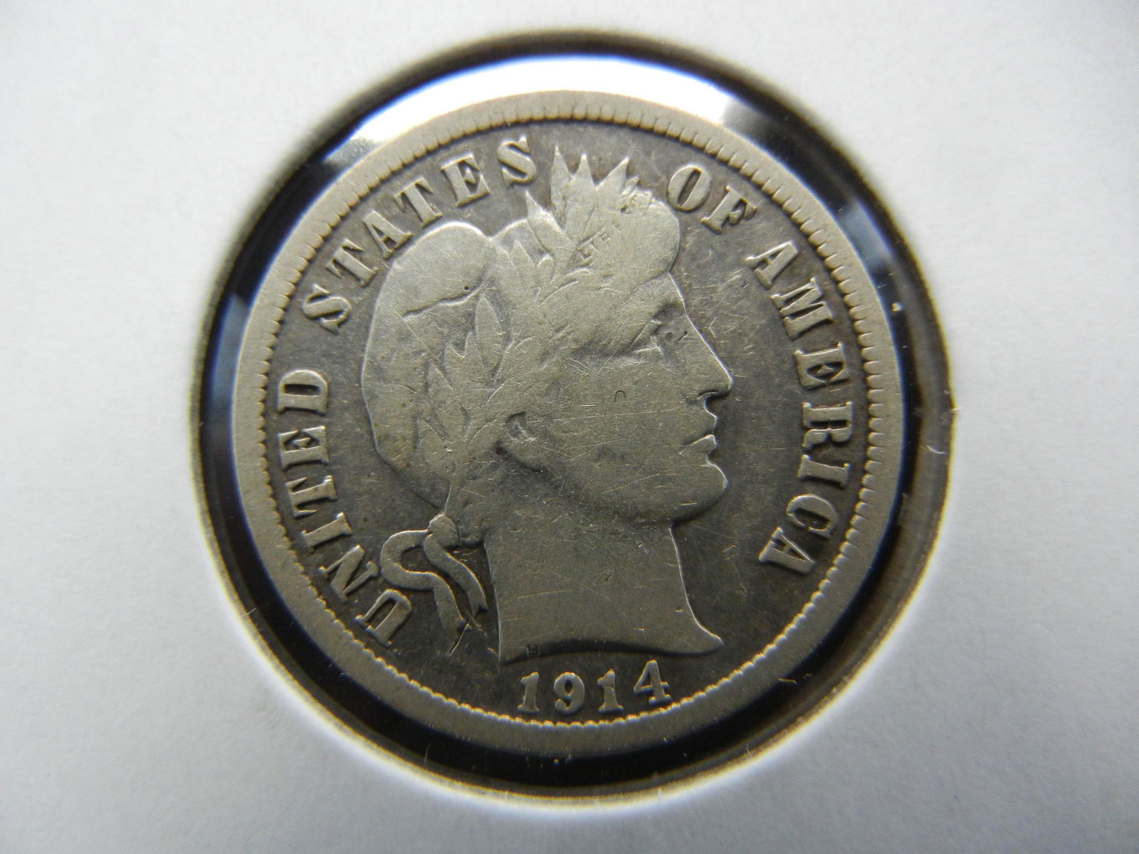 1914 VF Barber Dime (1 of 3)