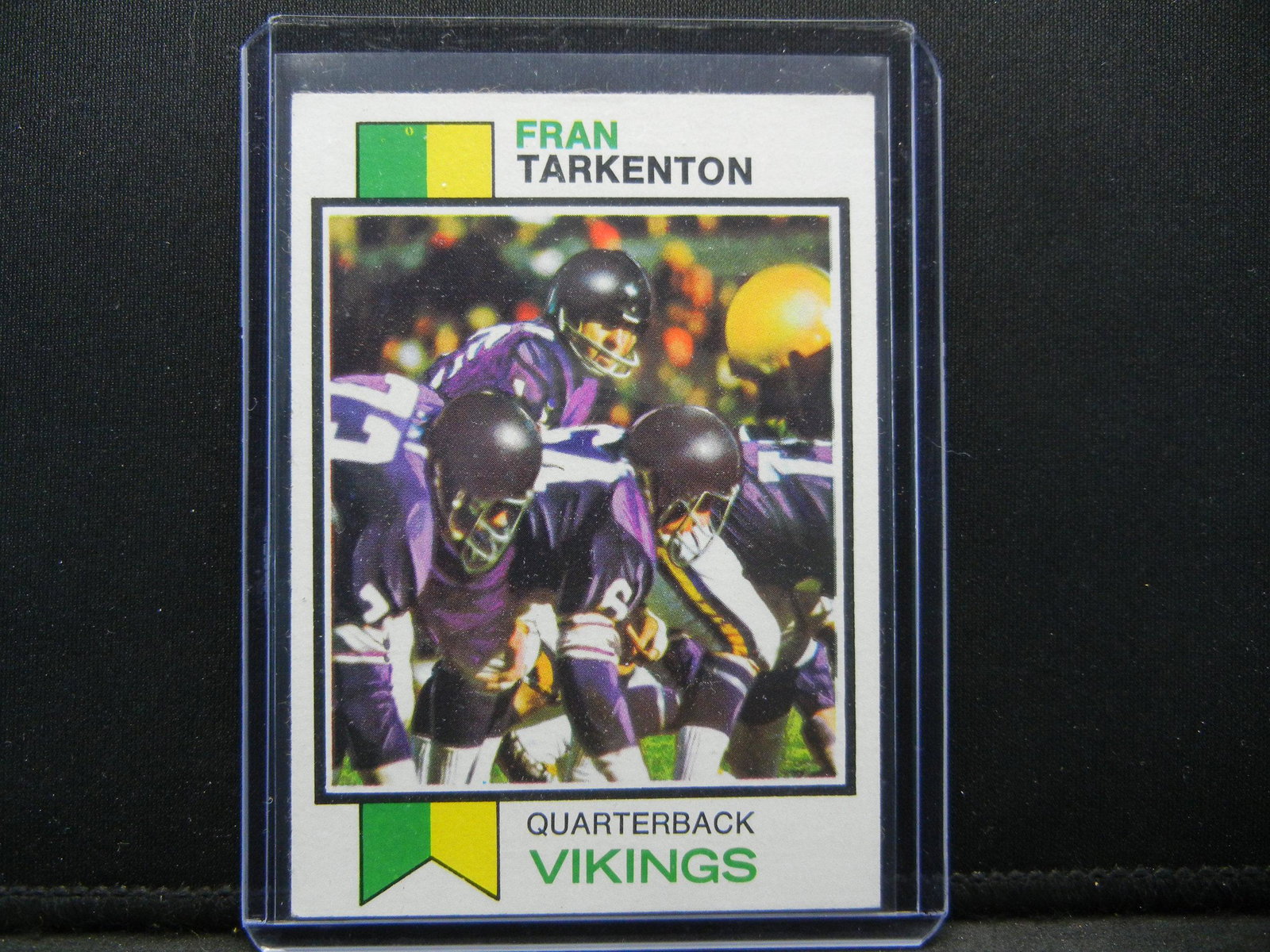 1973 Topps #60 Fran Tarkenton: 1973 Topps #60 Fran Tarkenton