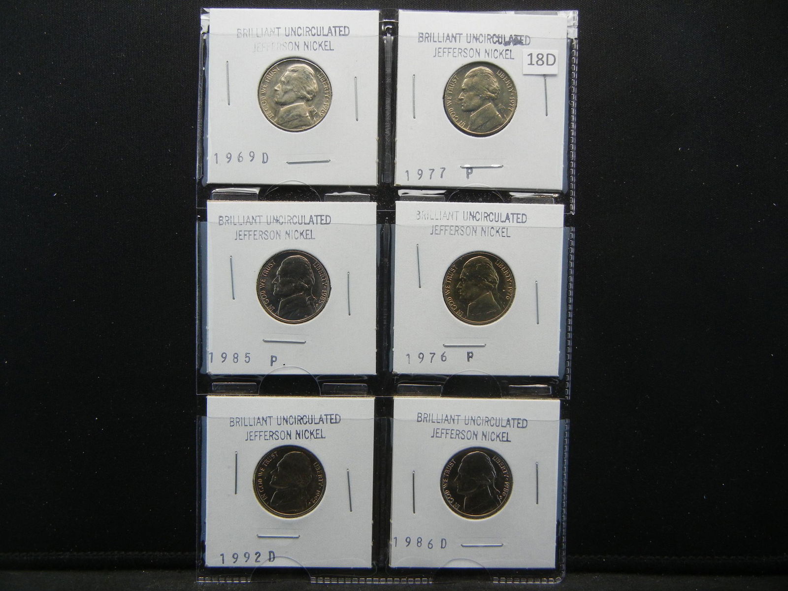 (6) BU Jefferson Nickels Mixed Dates (1 of 5)