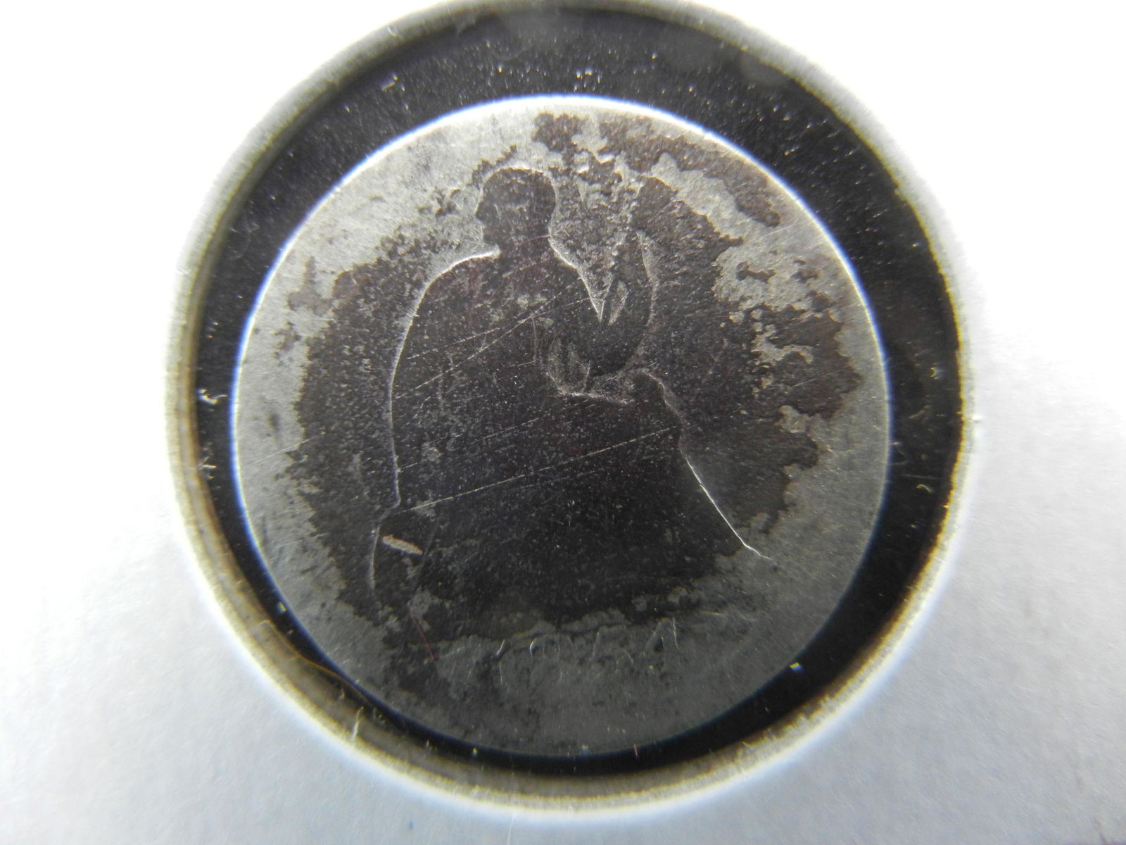 1854 Seated Liberty Half Dime (1 of 3)