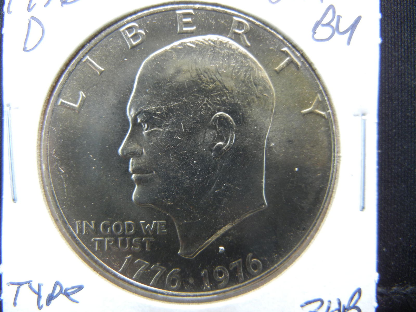 1976 D Type 2 Gem BU Eisenhower "Ike" Dollar (1 of 3)