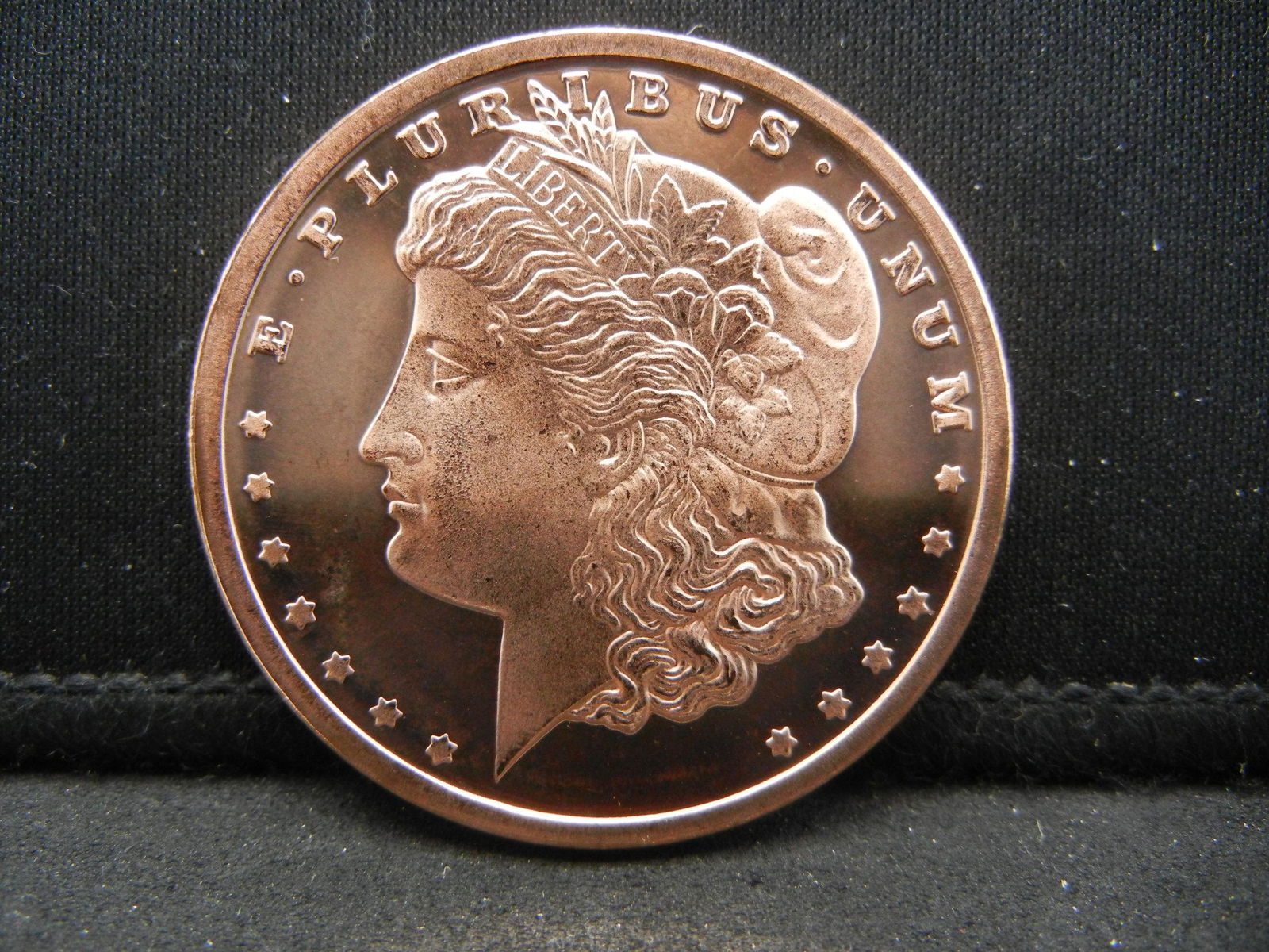 One Ounce .999 Fine Copper Morgan Design (1 of 2)