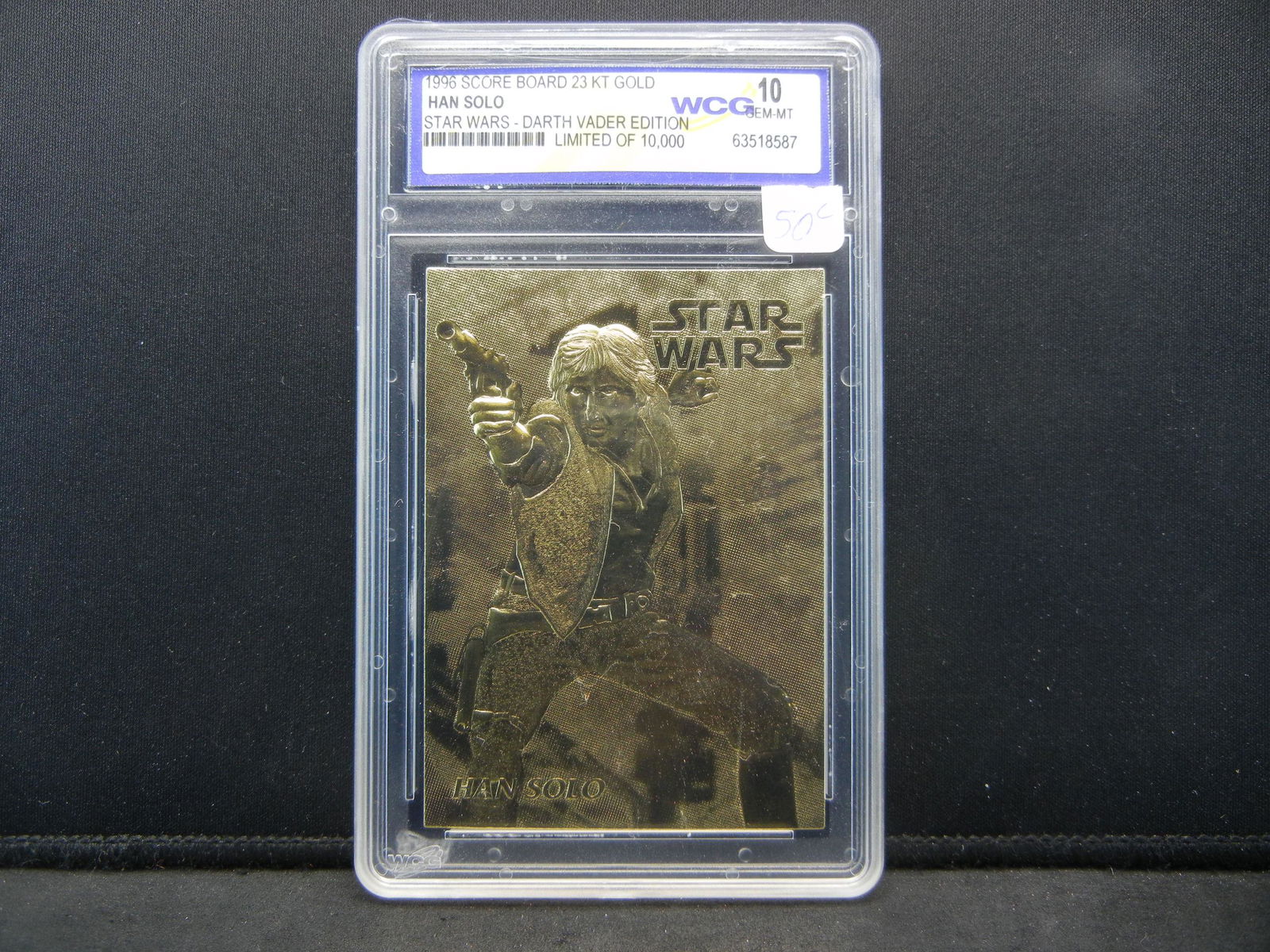 STAR WARS "HAN SOLO/DARTH VADER EDITION", 23K GOLD, (1 of 4)