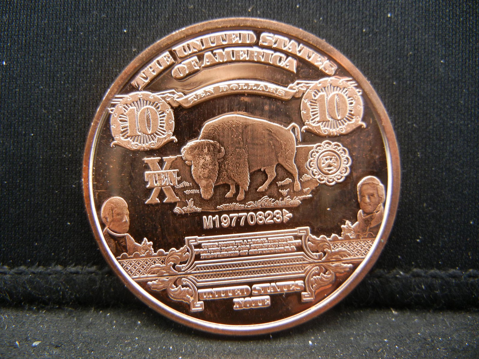 .999 1 Oz. Copper Round  Buffalo Desgin (1 of 2)