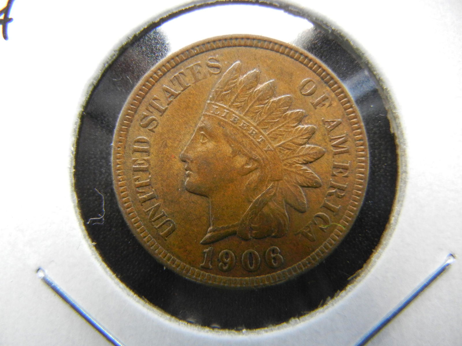 1906 Indian 1c.  Brown Unc (1 of 3)