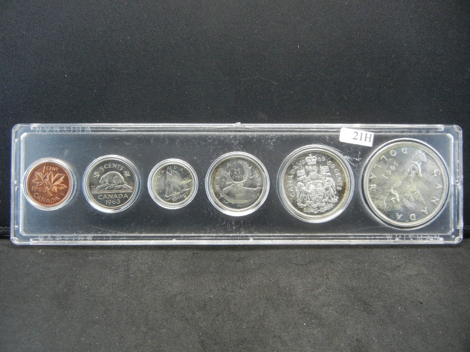 1963 Canada  silver mint set in custom holder (1 of 2)