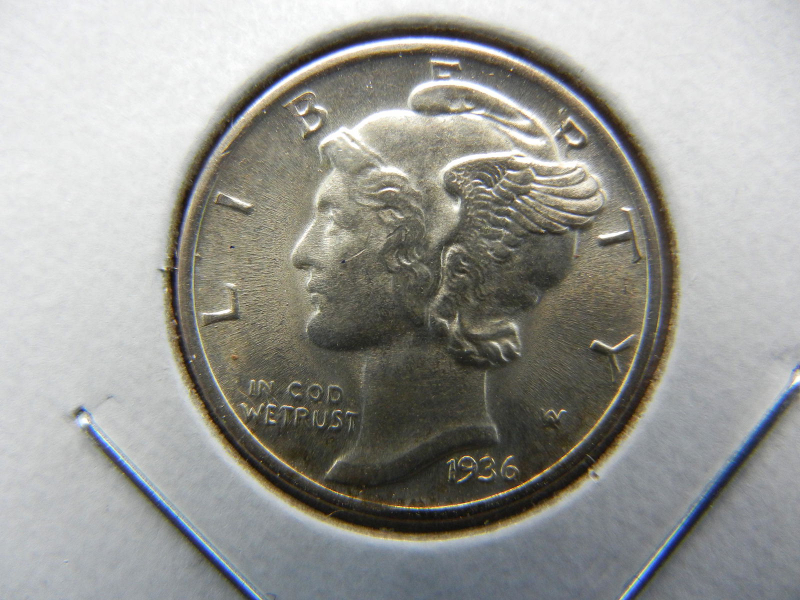 1936 Mercury 10c.  Choice UNC. (1 of 3)