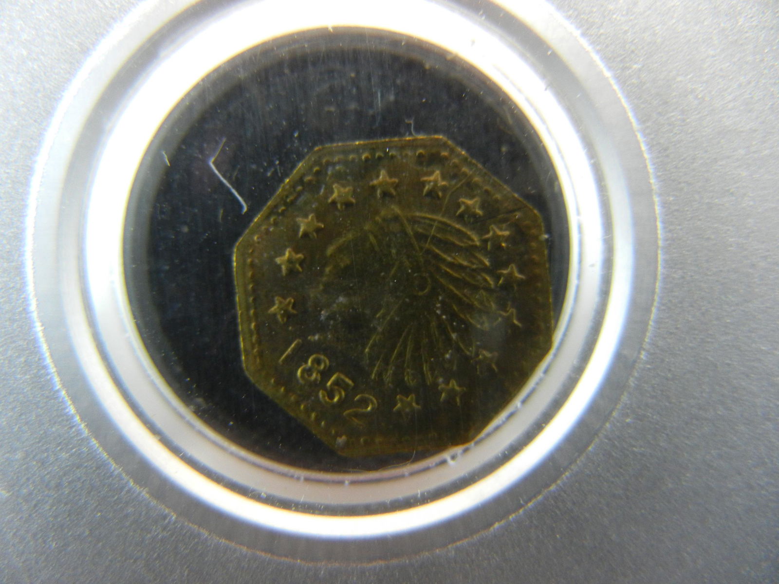1852 Cal gold Token.  Uncirculated (1 of 4)