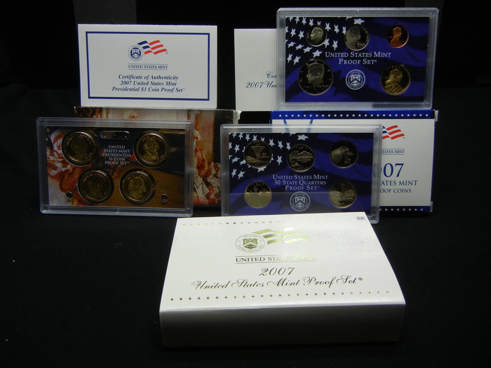 2007 US Mint (14) Coin Proof Set (1 of 10)