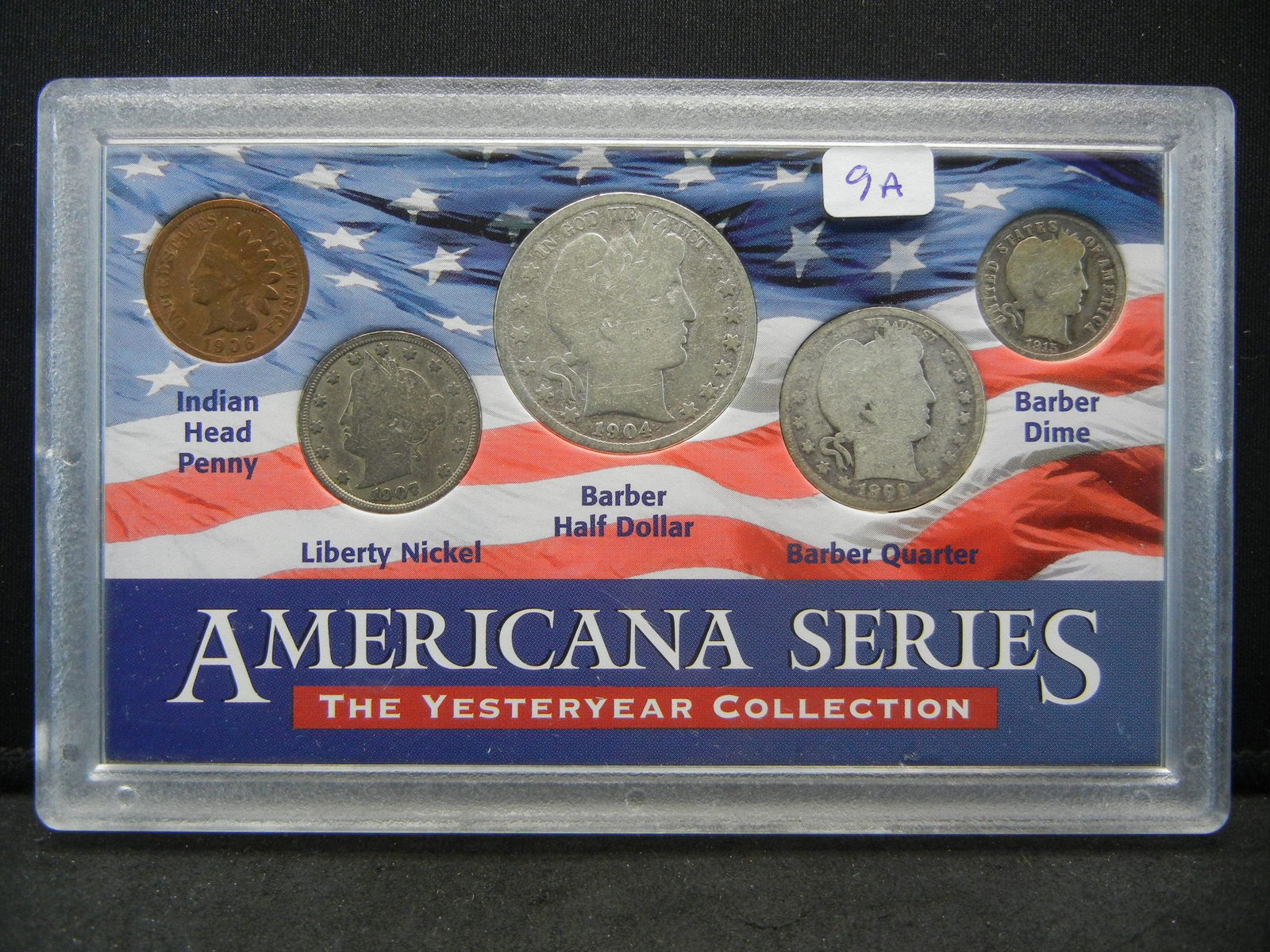 Early Americana Set:  1904 Barber ½, 1899 Barber ¼, (1 of 2)