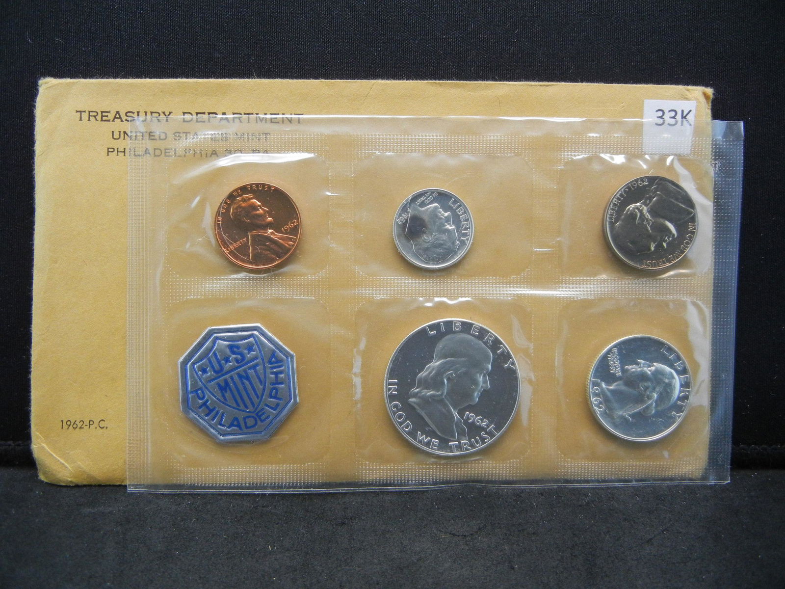 1962 US Mint Proof Set With Original Documentation (1 of 3)