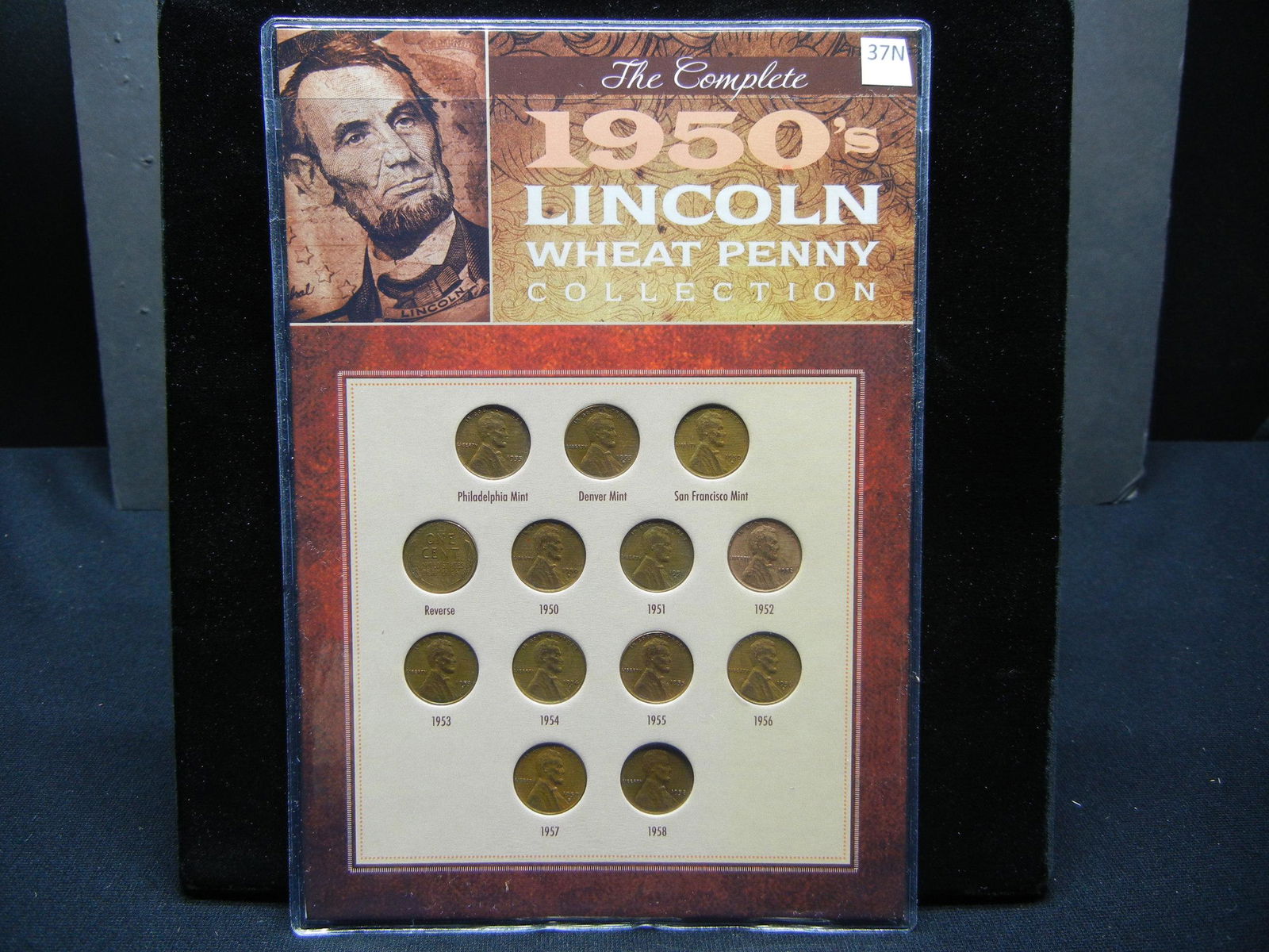 Complete 1950's Lincoln Wheat Penny Collection. (1 of 4)