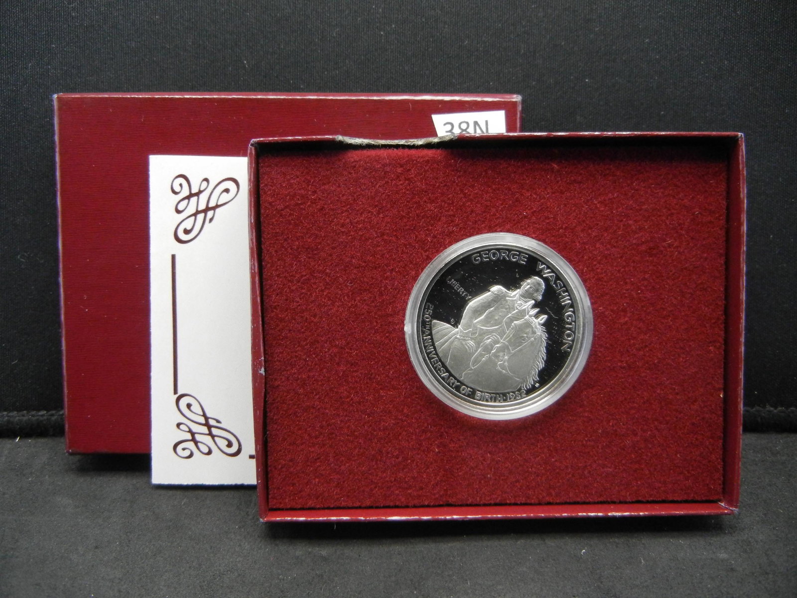 1982-S George Washington 250th Anniv. of Birth Proof: 1982-S George Washington 250th Anniv. of Birth Proof Commemorative Half Dollar.
