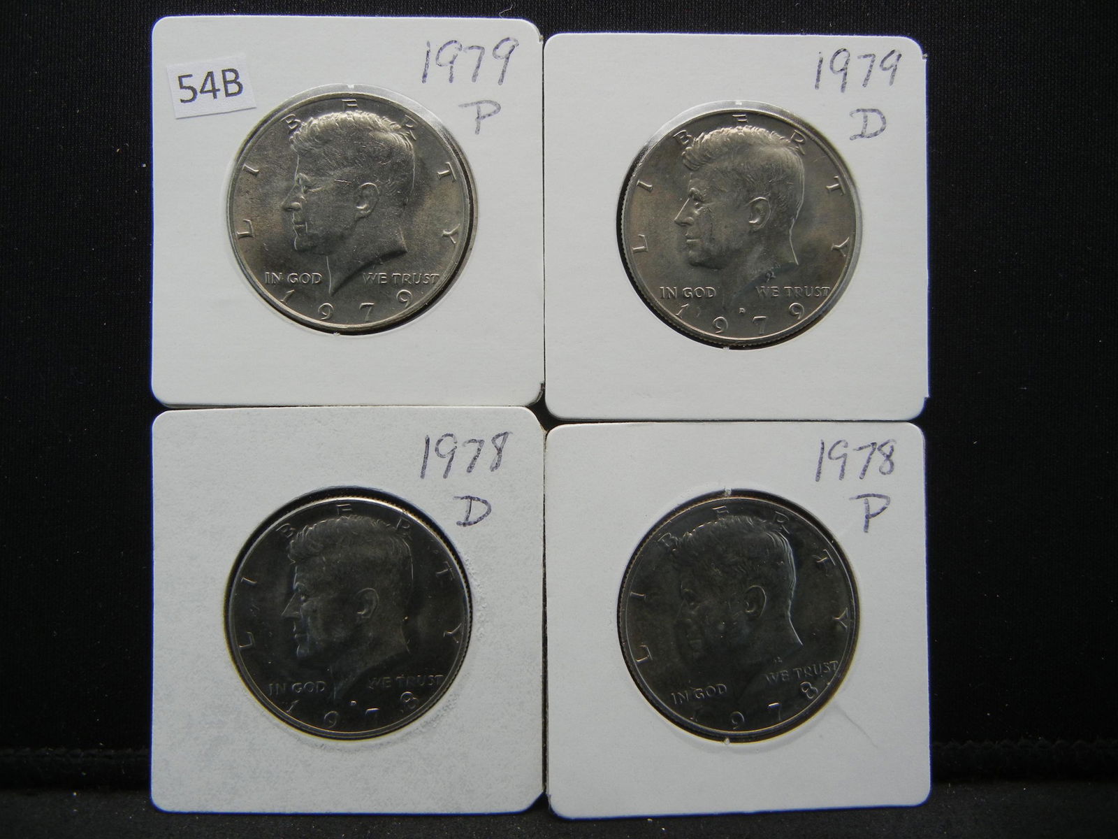 1978 PD 1979 PD Kennedy Half Dollars (1 of 5)