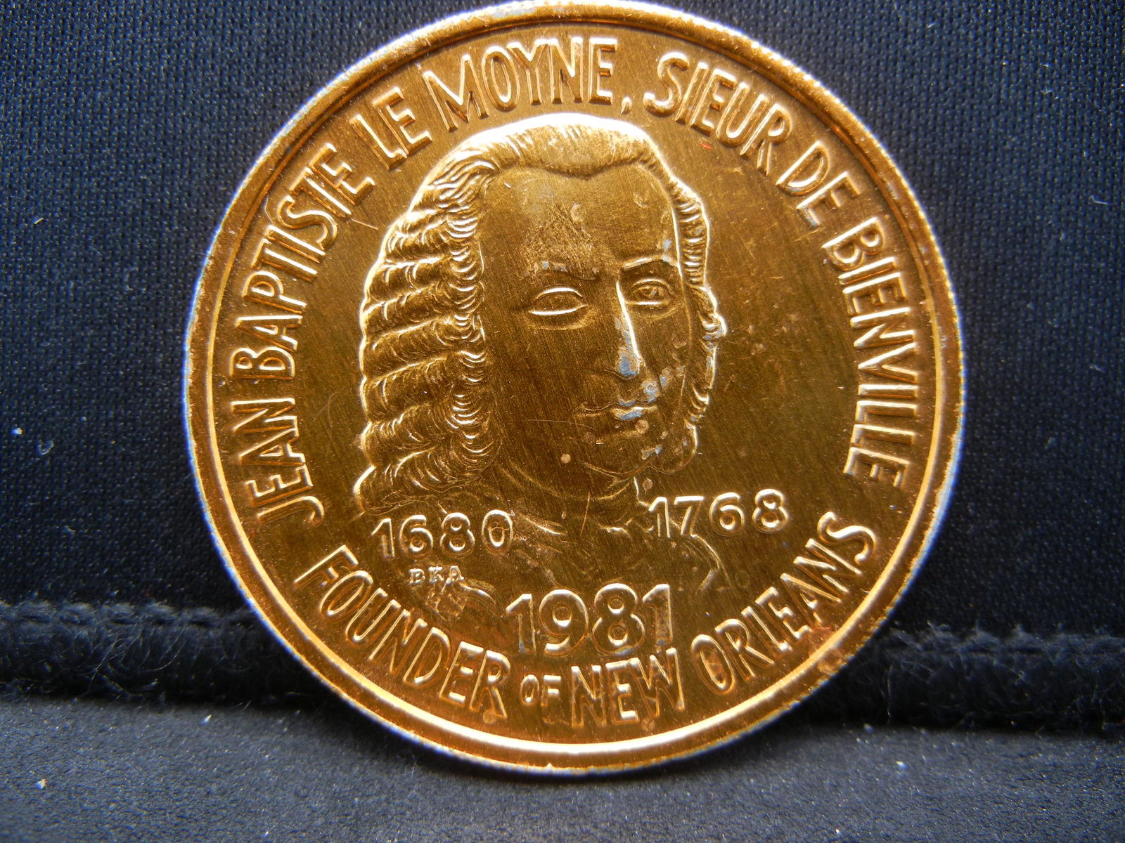 1981 JEAN BAPTISTE 1680-1768,(FOUNDER OF NEW ORLEANS), (1 of 2)