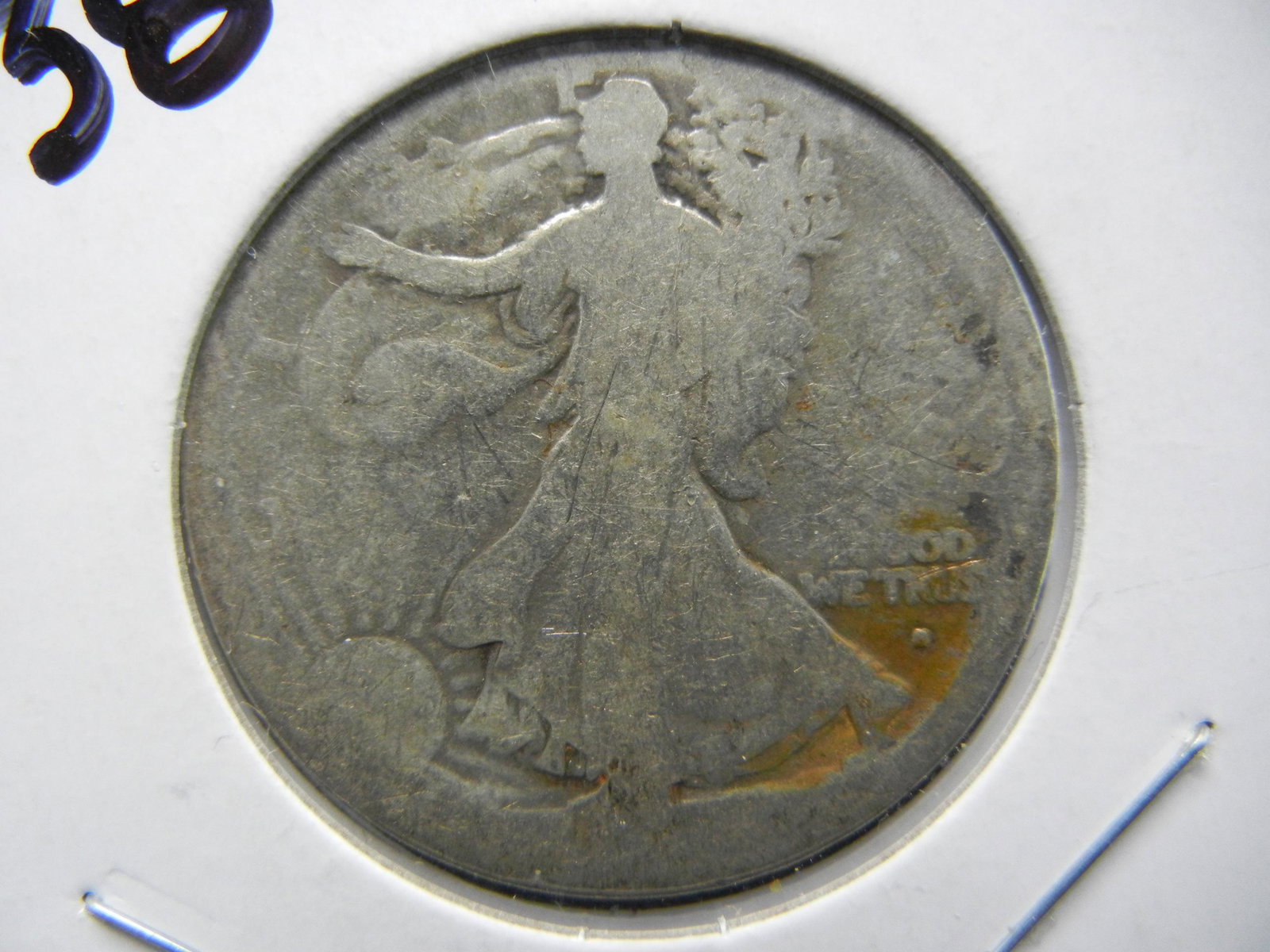 1917-S obverse S Walker Half. Semi key: 1917-S obverse S Walker Half. Semi key