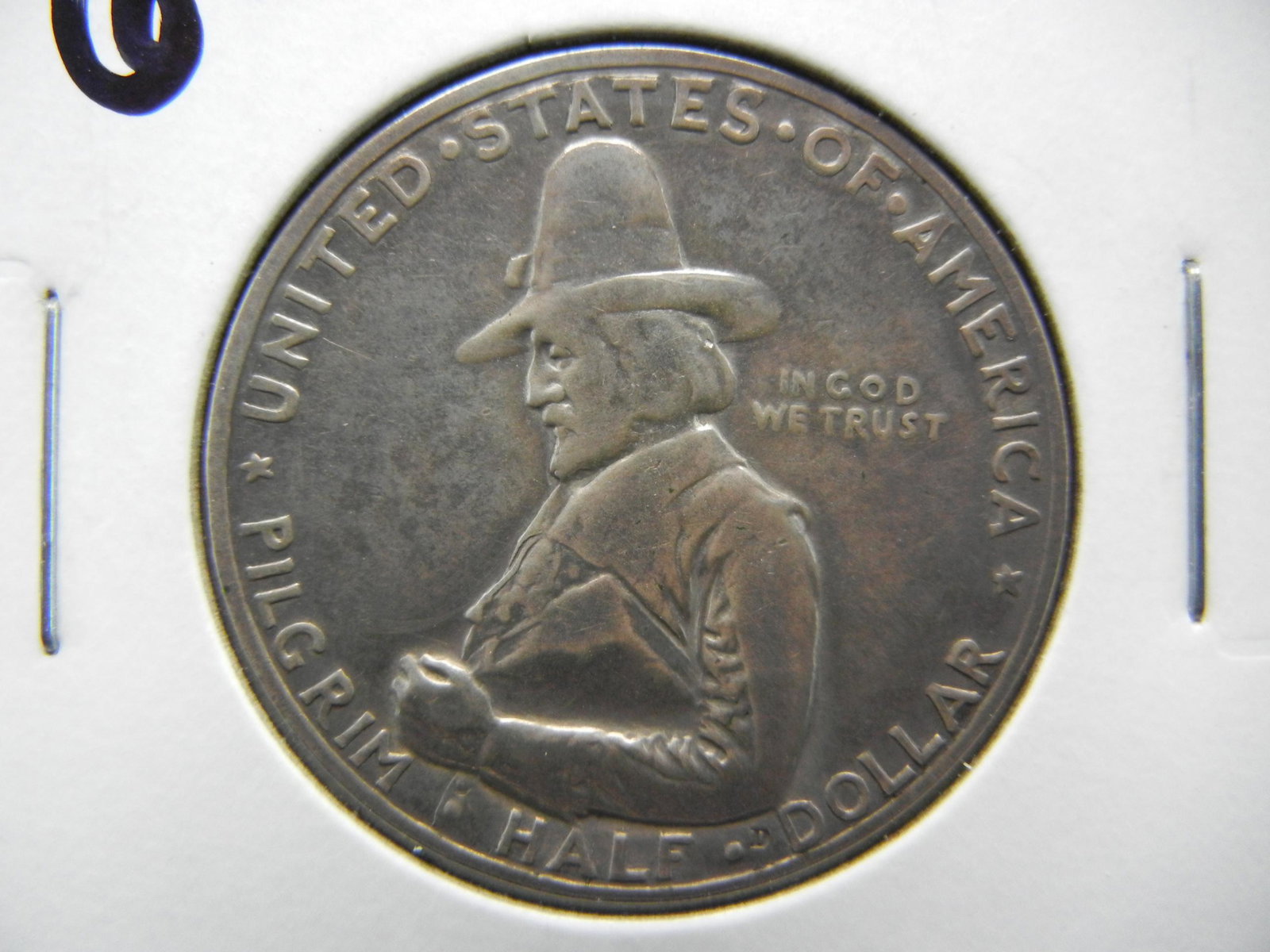 1920-D Pilgrim Half Dollar. AU (1 of 3)