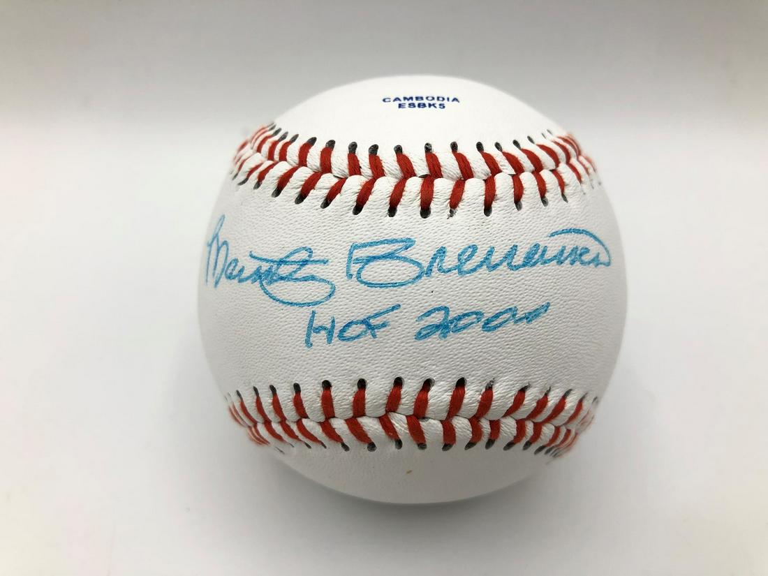 Cincinnati Reds Marty Brennaman Autographed Baseball (1 of 2)