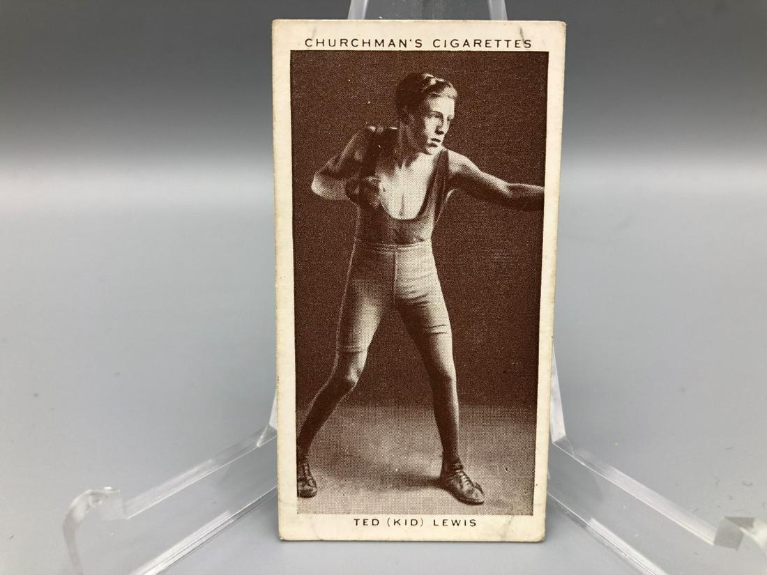 1938 Churchman's Cigarettes Ted "Kid" Lewis - Hall of: 1938 Churchman's Cigarettes Ted "Kid" Lewis - Hall of Famer