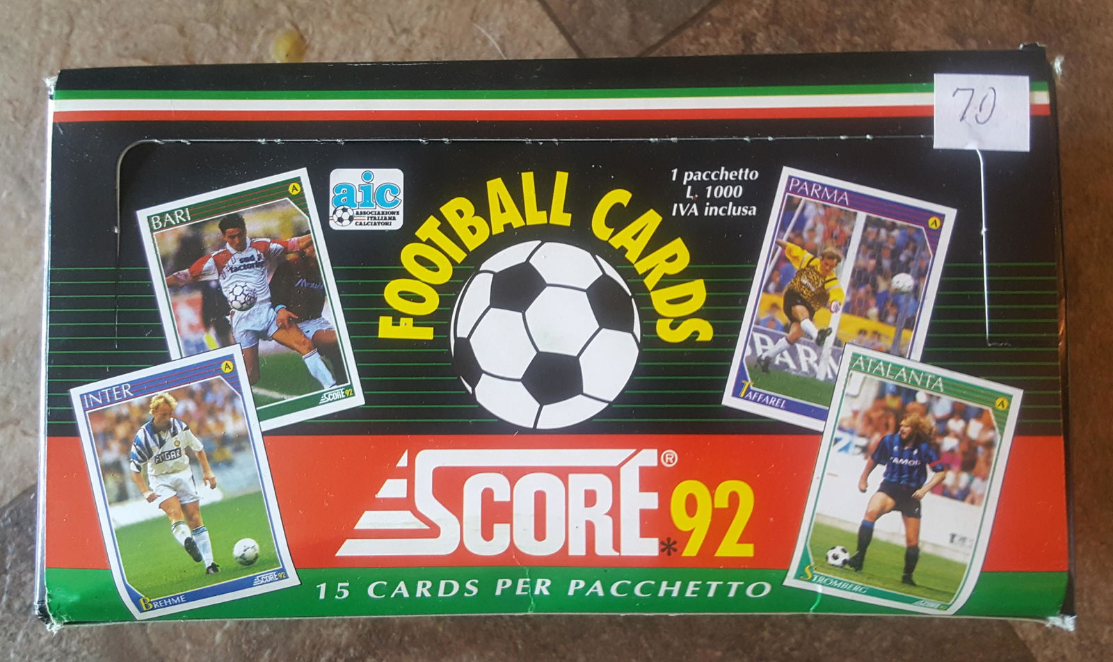 Unopened Box Of 1992 Score Football.(soccer) Cards (1 of 1)
