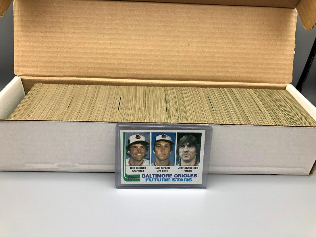 1982 Topps Baseball Complete Set - Cal Ripken Jr Rookie (1 of 1)