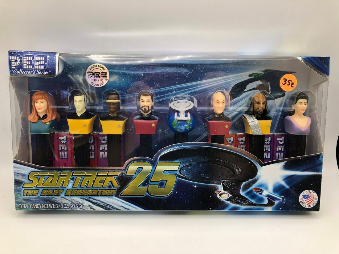 Star Trek The Next Generation Pez Dispenser Collectors (1 of 2)