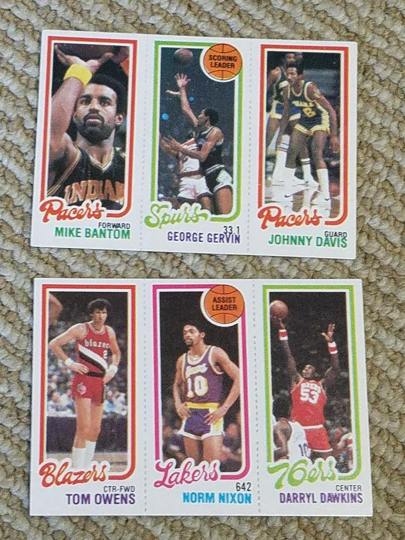1980-81 Topps Basketball Lot of (10) w/ Cowens, 2 (1 of 3)