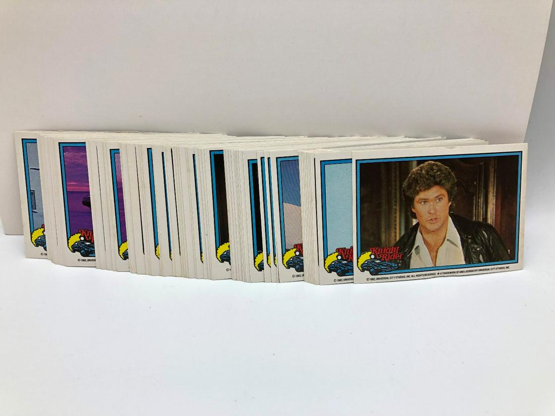 1982 Donruss Knight Rider Complete 55 Card Set with 11 (1 of 1)