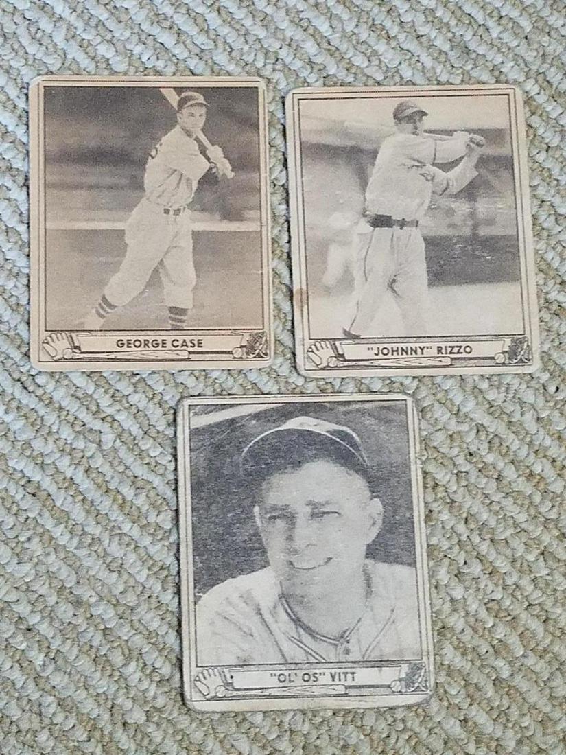 1940 Play Ball Three Card Lot (1 of 2)